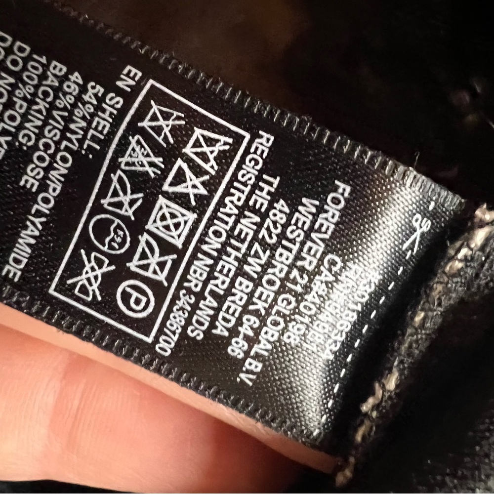 Forever 21 lace overlay pants SZ S - Picture 5 of 6